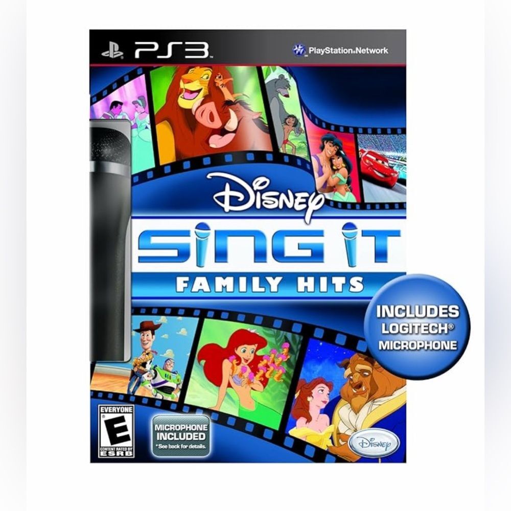 Disney White Video Game Sing It Family Hits
